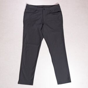 Lululemon ABC Classic-Fit 5 Pocket Warpstreme Stretch Pants Black Men's 34x31